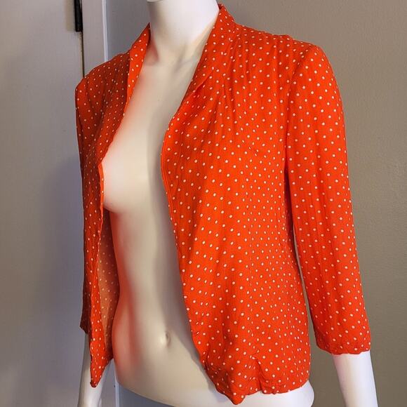 Love Sadie Red Polka Dot Cardigan Small Twee Rockabilly Dopamine Dressing - Picture 5 of 8